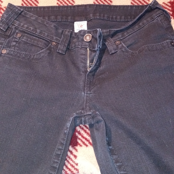 True Religion low rise black skinny - Picture 2 of 9